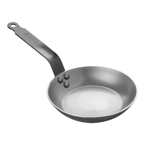 Lyonnaise Frying Pan Ø18 cm | de Buyer Carbone Plus | Extra Heavy Stamped Steel | Induction Compatible 1