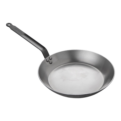 Extra Heavy Stamped Steel Lyonnaise Frying Pan Ø30 cm | de Buyer Carbone Plus 1