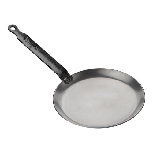 Crepe Pan with Riveted Iron Handle | de Buyer Carbone Plus | Stamped Steel | Ø18 cm 1