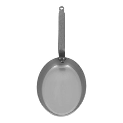 Oval Stamped Steel Fish Frying Pan | de Buyer Carbone Plus | 36 x 26 cm 1