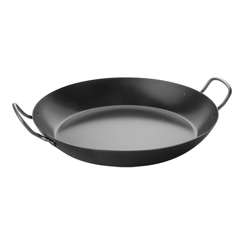 Paella Pan with Stainless Steel Handle | de Buyer La Lyonnaise | Stamped Steel | Ø37 cm 1