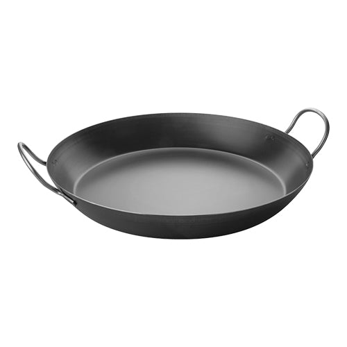 Paella Pan with Stainless Steel Handle | de Buyer La Lyonnaise | Stamped Steel | Ø47 cm 1