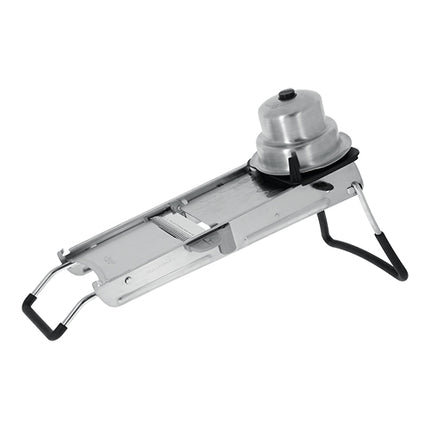 Stainless Steel Vegetable Mandoline Slicer | de Buyer | Adjustable 0-10 mm | with 3 Julienne Blades | 38 x 12.5 x H13 cm 1