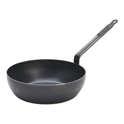 High Skillet Ø28 cm | de Buyer Blue Carbon | Stamped Steel | H8.5 cm 1