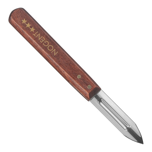 Stainless Steel Peeler with Wooden Handle | Nogent | 17 cm 1