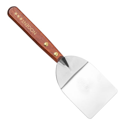 Nogent Stainless Steel Turning Spatula with Wooden Handle | 9.0 cm Blade | 5.8 cm Wide 1