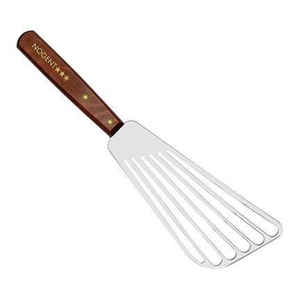 Slotted Turner with Wooden Handle | Nogent | Stainless Steel Blade 16 cm, 8 cm Wide 1