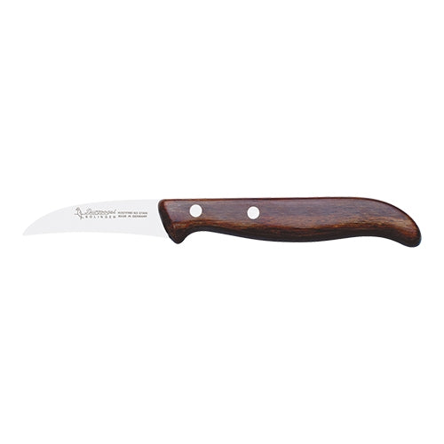EMGA Stainless Steel Potato Peeler Knife | 6 cm Smooth Blade | Pakka Wood Handle 1