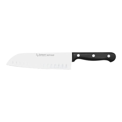 Santoku Chef's Knife | Burgvogel Serie 4000 | Stainless Steel Granton Edge | 18 cm Blade 1