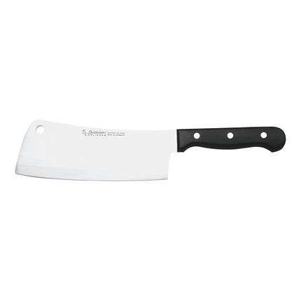 Cleaver with Smooth Blade | Burgvogel Serie 4000 | 18 cm Blade | X50CrMoV15 Stainless Steel, POM Handle 1