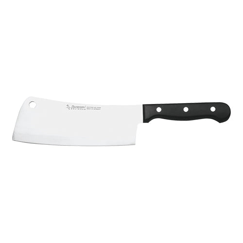Cleaver with Smooth Blade | Burgvogel Serie 4000 | 18 cm Blade | X50CrMoV15 Stainless Steel, POM Handle 1
