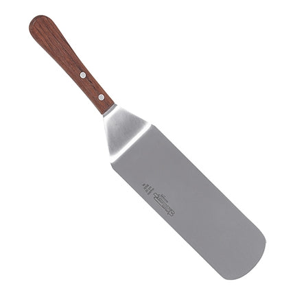 Stainless Steel Turning Spatula | EMGA | Wooden Handle | Blade 20 cm, 7.5 cm Wide 1