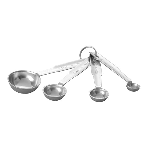 Stainless Steel Measuring Spoon Set | de Buyer | Set of 4 | 1, 2.5, 5 and 15 ml 1