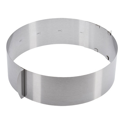 Adjustable Stainless Steel Cake Ring Ø16-Ø30 x H8.5 cm | Westmark 1