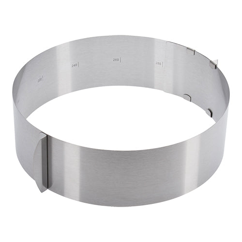 Adjustable Stainless Steel Cake Ring Ø16-Ø30 x H8.5 cm | Westmark 1