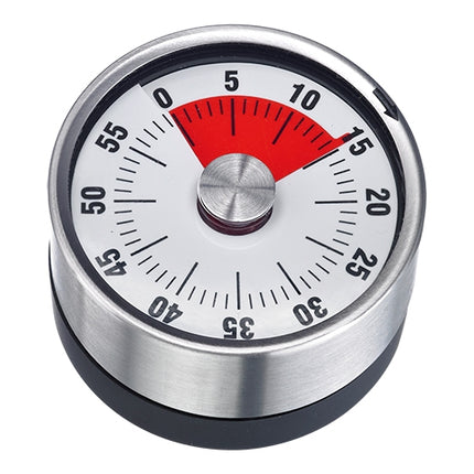 Mechanical Cooking Timer, Magnetic Stainless Steel | Westmark | Ø6 x H3.6 cm 1