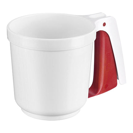 Icing Sugar Dispenser with Press Handle | Westmark | White ABS | Ø11 x H11 cm 1