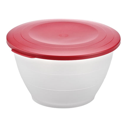 Red Polypropylene Mixing Bowl with Lid | Westmark | 2.5 L | Ø21.5 x H12.8 cm 1