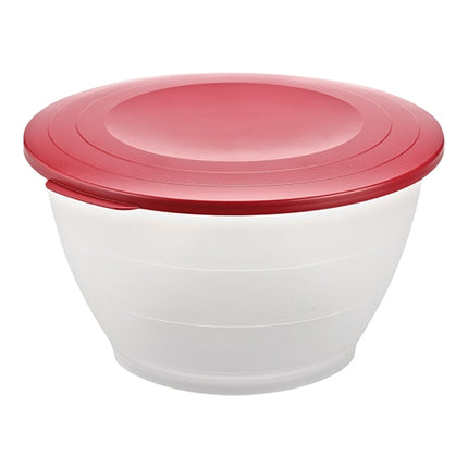 Red Polypropylene Mixing Bowl with Lid | Westmark | 4.4 L | Ø26 x H14.7 cm 1