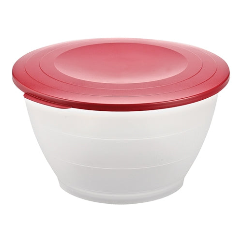 Red Polypropylene Mixing Bowl with Lid | Westmark | 4.4 L | Ø26 x H14.7 cm 1
