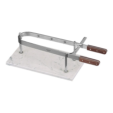 Ham Slicing Stand with Marble Tray | EMGA | Tray 45 x 26 cm | 62 x 26 x H18 cm 1