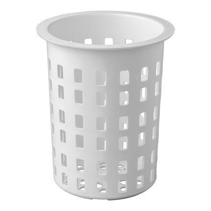 Round Polypropylene Cutlery Beaker | EMGA | White | Ø10 x H14 cm 1
