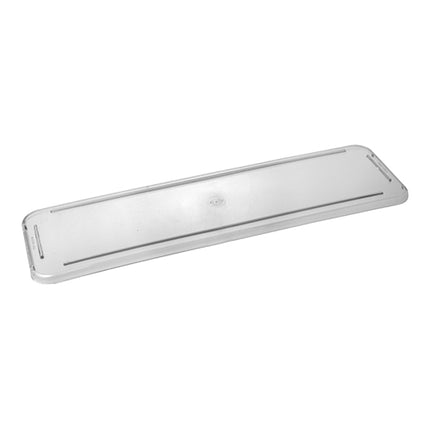EMGA Transparent SAN Rectangular Food Container Cover | 47 x 13 x H1 cm 1