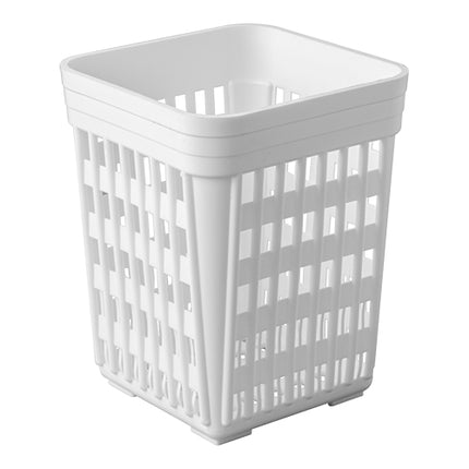 Square Polypropylene Cutlery Beaker | EMGA | 11 x 11 x H14 cm 1