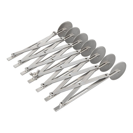 Stainless Steel Expandable Dough Cutter | 7 Smooth Blades | Ø5.5 cm 1