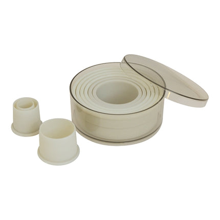 Round Plain Dough Cutter Set | EMGA | Set of 9 | Polyamide | Ø2 cm–Ø10 cm 1