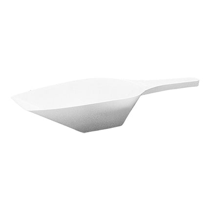 White Polypropylene Scoop | EMGA | 1 L | 38.5 cm 1