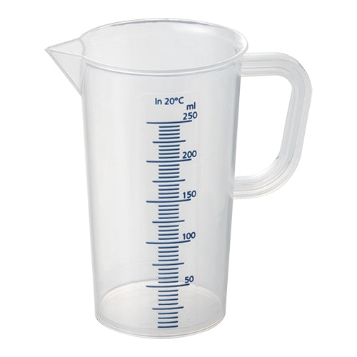 Transparent Polypropylene Measuring Jug with Pouring Spout | EMGA | 0.25 L | Ø7.4 x H12 cm 1