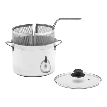 Stainless Steel Pasta Cookpot | EMGA | Ø24 x H18.5 cm | 6 L 1