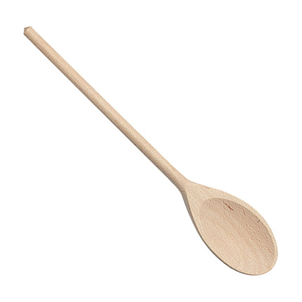 Beechwood Cooking Spoon, Oval | EMGA | 25 cm 1