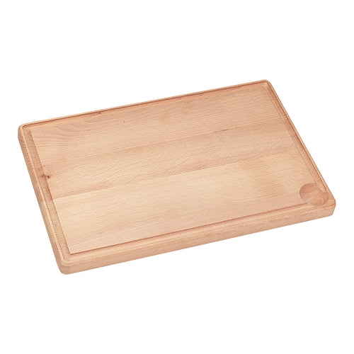 Beechwood Cutting Board, Grooved One Side | EMGA | 40 x 30 x 2 cm 1