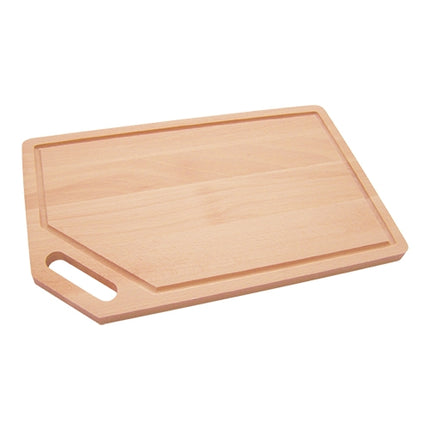 Beechwood Cutting Board with Handle | EMGA | Grooved One Side, 45 x 26 x 2 cm 1