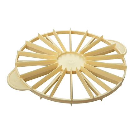 Double-Sided Polypropylene Cake Divider for 12/18 Portions | EMGA | Cream | Ø26.5 cm 1