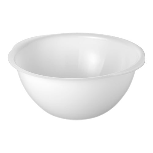 Cold-Resistant White Polyethylene Mixing Bowl | EMGA | 9 L | Ø36 x H16 cm 1