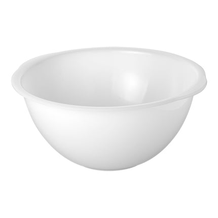 Cold-Resistant White Polyethylene Mixing Bowl | EMGA | 13 L | Ø40 x H18 cm 1