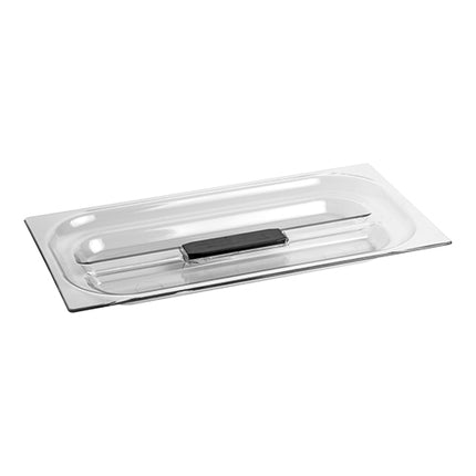 Transparent Polycarbonate GN 1/3 Gastronorm Lid | Utz | -30°C to 100°C | 32.5 x 17.6 cm 1