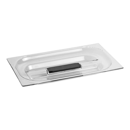 Transparent Polycarbonate GN 1/4 Gastronorm Lid | Utz | -30°C to 100°C | 26.5 x 16.2 cm 1