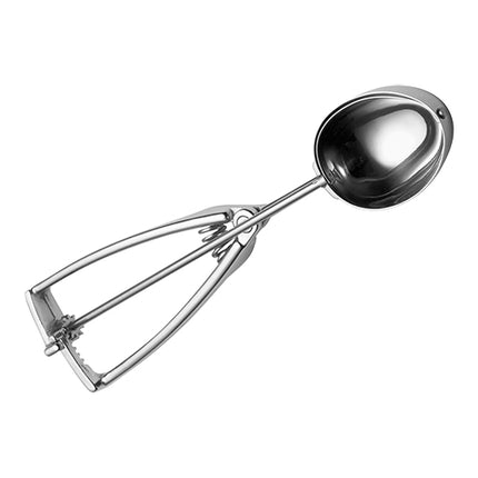 Oval Ice Cream Scoop with Chromed Handle | Stöckel Model CO | Stainless Steel 18/10 | 1/030L | 4.3 x 6.2 cm 1