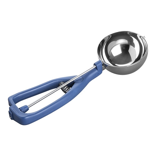 Stöckel Model K Ice Cream Portioner Scoop | Stainless Steel 18/10 Bowl, Ergonomic Blue Plastic Handle | 1/007 L, Ø8.1 cm 1