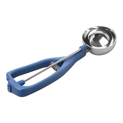 Stainless Steel 18/10 Ice Cream Scoop | Stöckel Model K | Blue Plastic Handle | 1/12 L | Ø6.7 cm 1