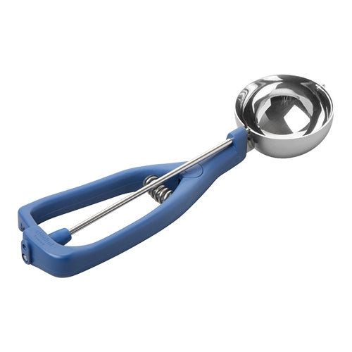 Stainless Steel 18/10 Ice Cream Scoop | Stöckel Model K | Blue Plastic Handle | 1/12 L | Ø6.7 cm 1