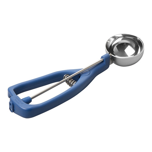 Stainless Steel 18/10 Ice Cream Scoop | Stöckel Model K | Blue Plastic Handle | 1/16 L | Ø5.9 cm 1