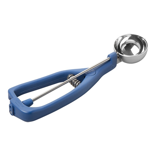 Stöckel Model K Ice Cream Scoop with Blue Plastic Handle | Stainless Steel 18/10 | 1/030 L | Ø4.9 cm 1