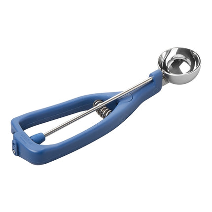 Stöckel Model K Ice Cream Scoop with Blue Plastic Handle | Stainless Steel 18/10 | 1/040 L | Ø4.5 cm 1