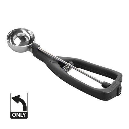 Left-Handed Ice Cream Scoop | Stöckel Model KL | Stainless Steel Bowl | Ø4.9 cm | 1/030 L 1