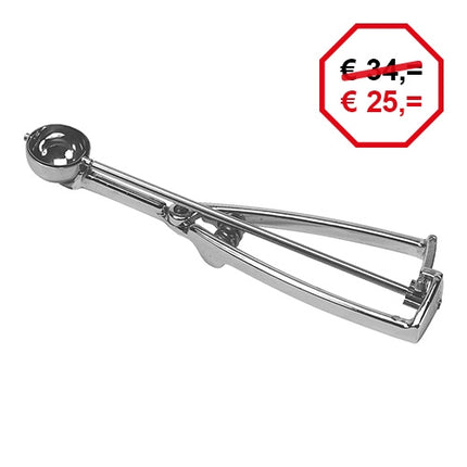 EMGA Ice Cream Scoop with Stainless Steel Bowl and Chromed Handle | 1/80 L | Ø3.2 cm 1